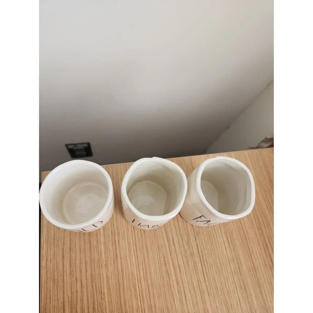 Rae Dunn Set of 3 Ceramic Holders 